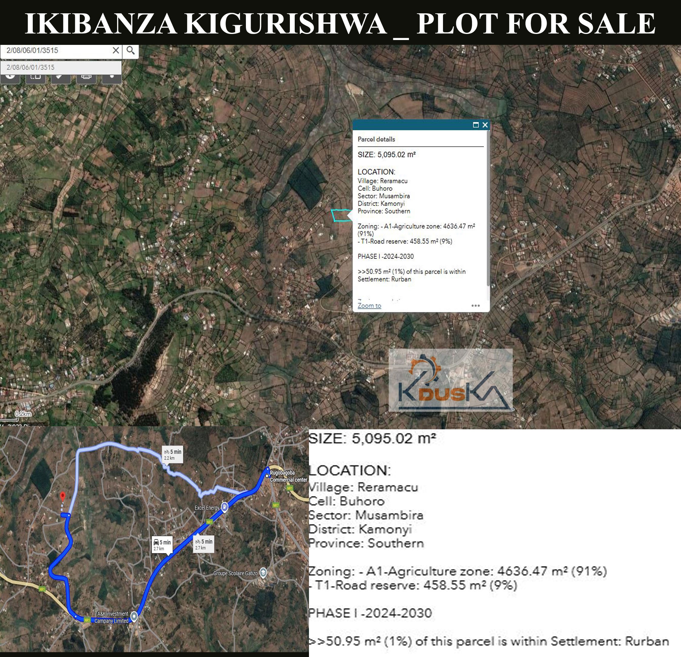 Agricultural plot for sale