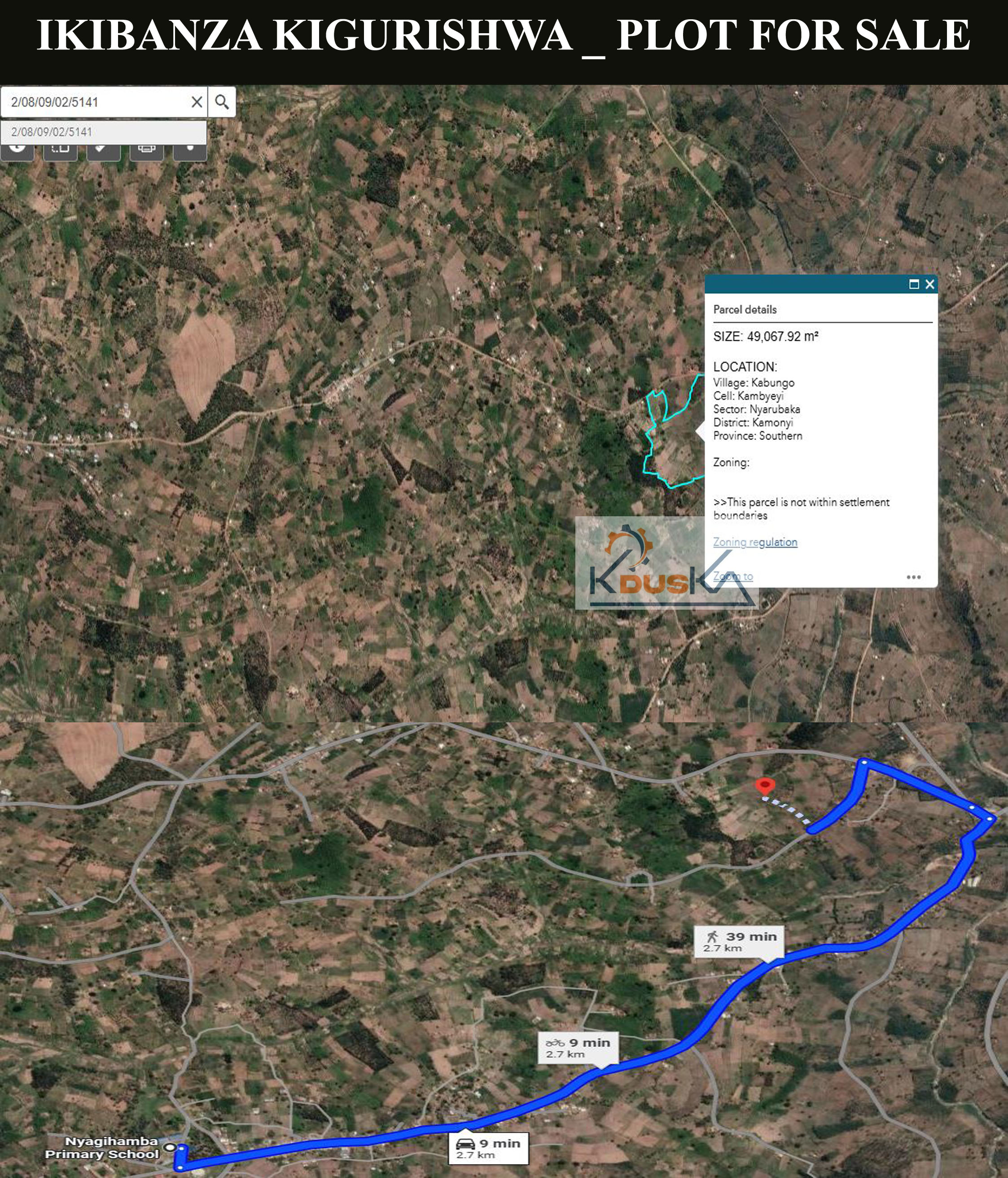 Agricultural plot for sale
