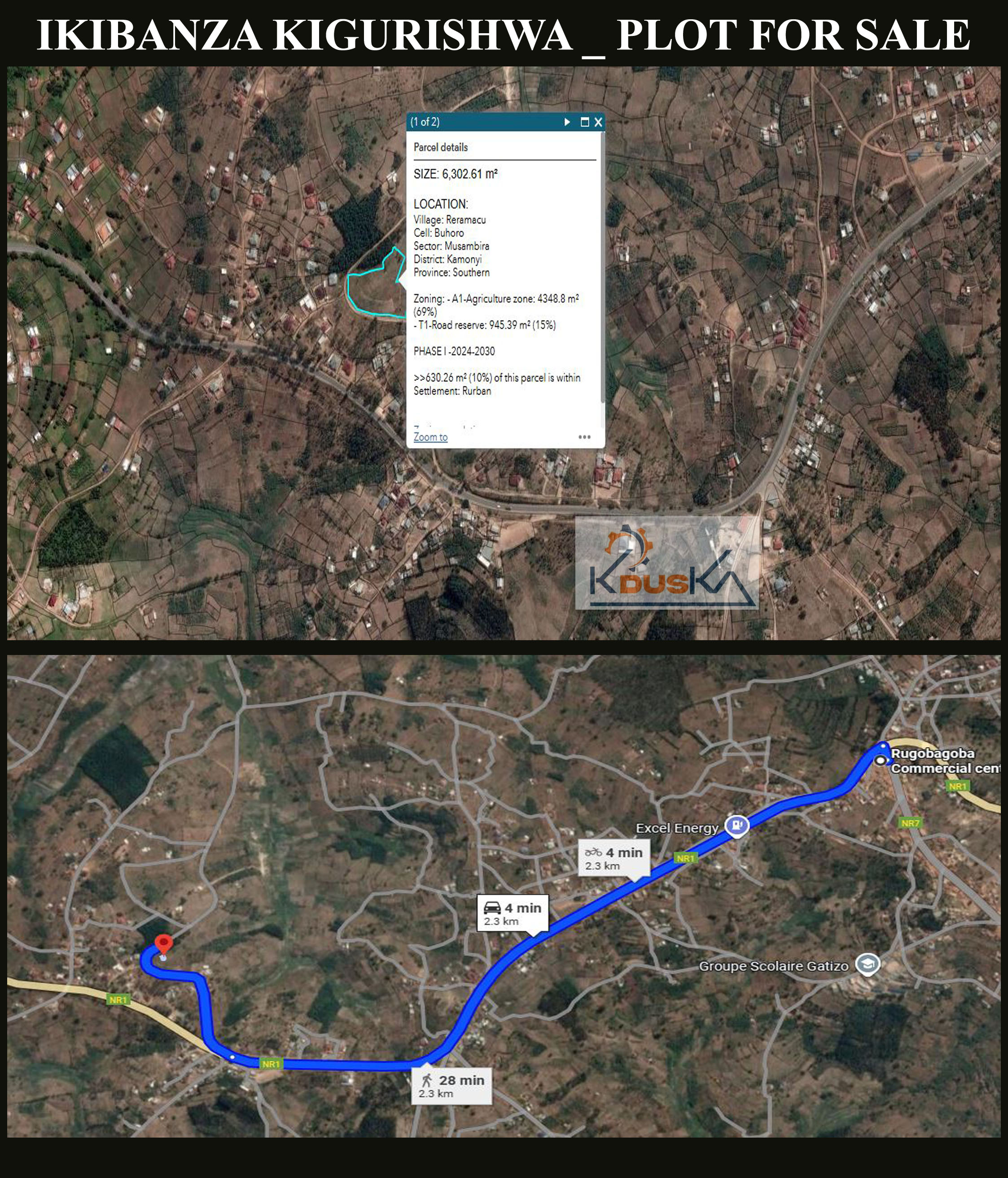 Big plot for sale nearby tarmac road