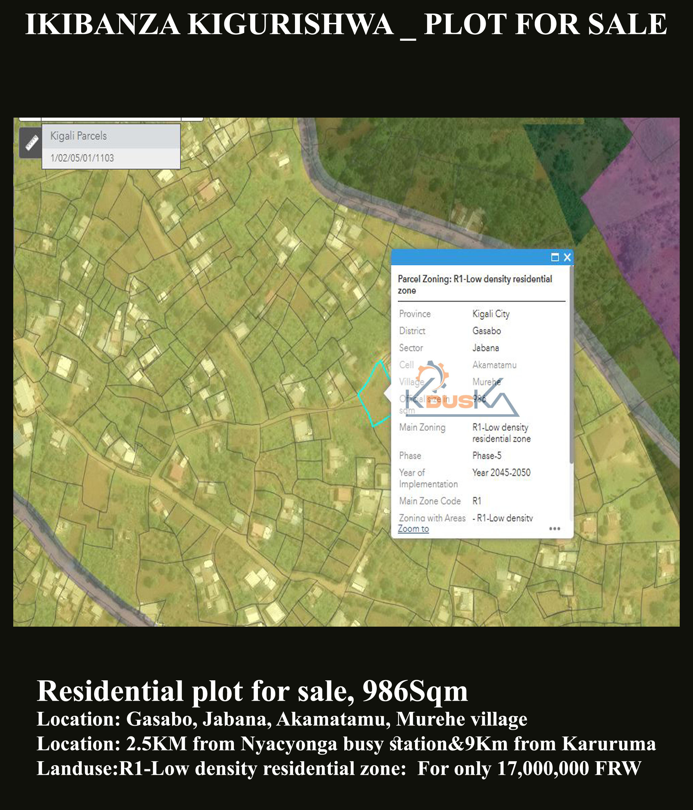 Plot for sale at Jabana