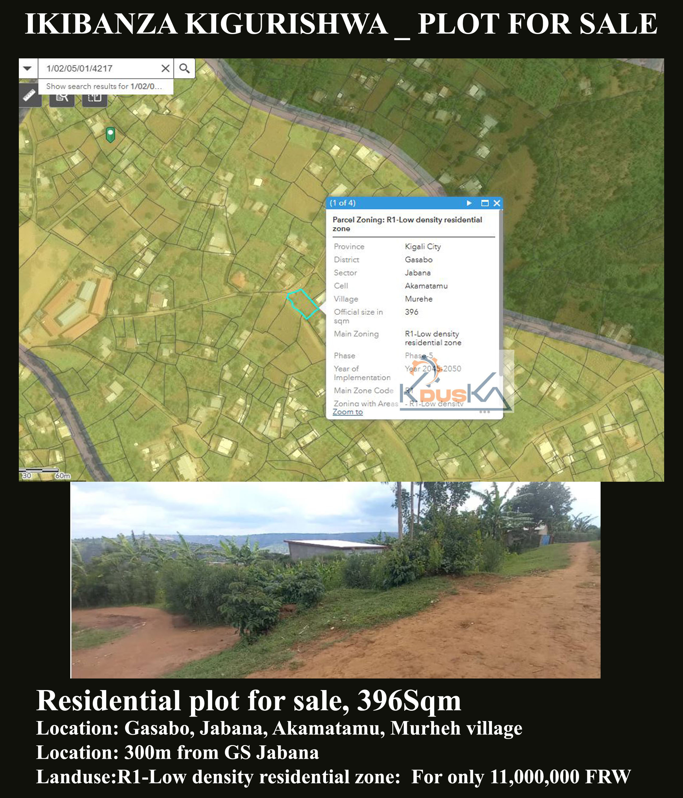Plot for sale at Jabana