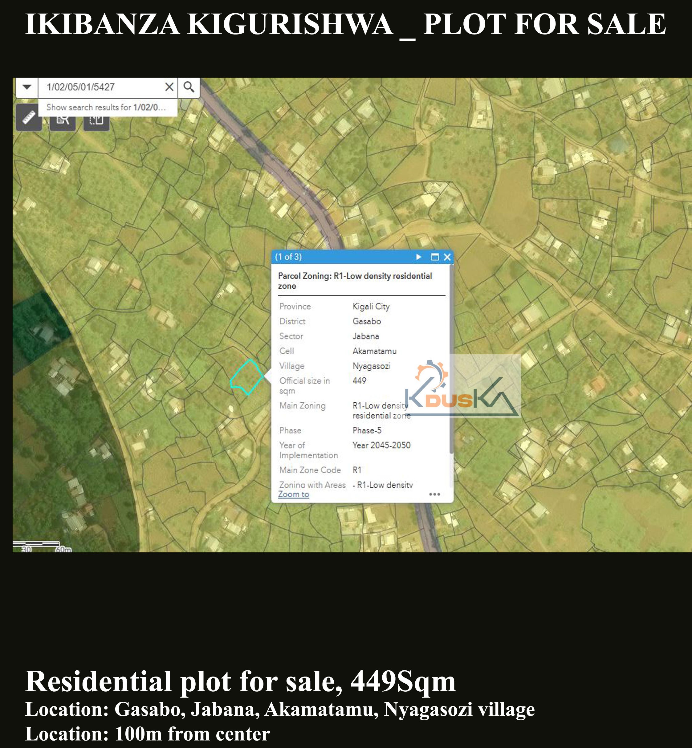 Plot for sale at Jabana