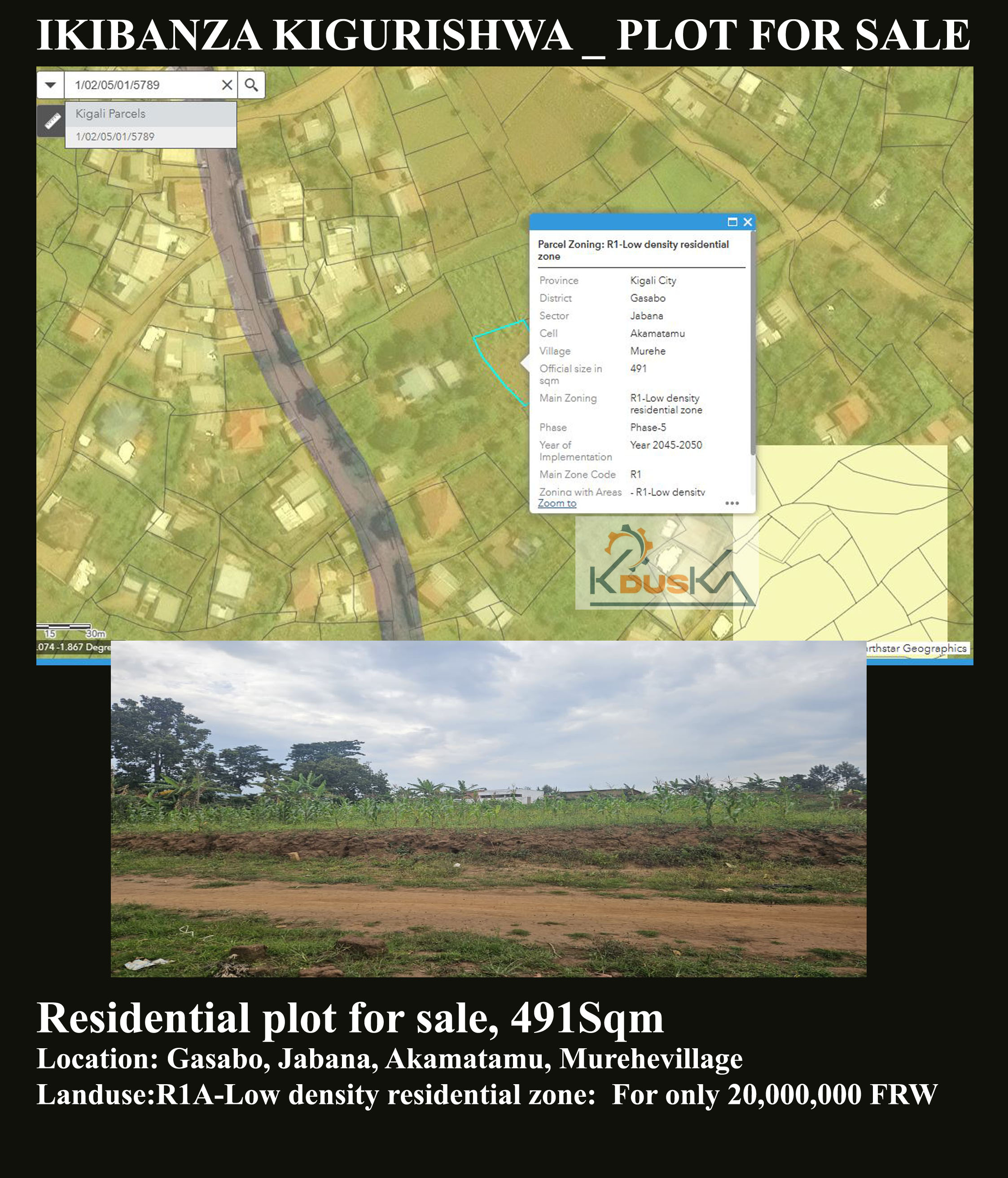 Plot for sale at Jabana