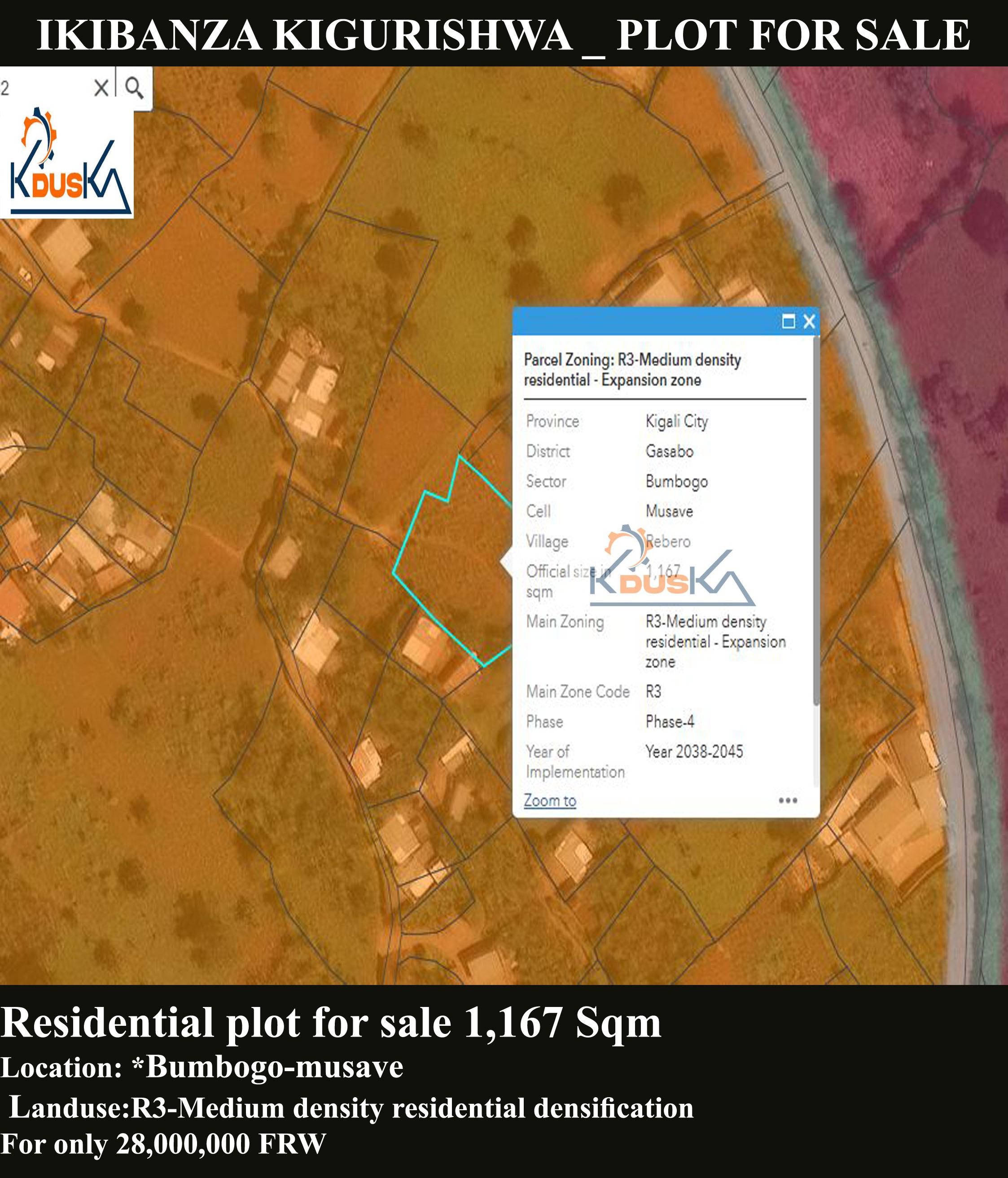 Plot for sale Bumbogo-Musave