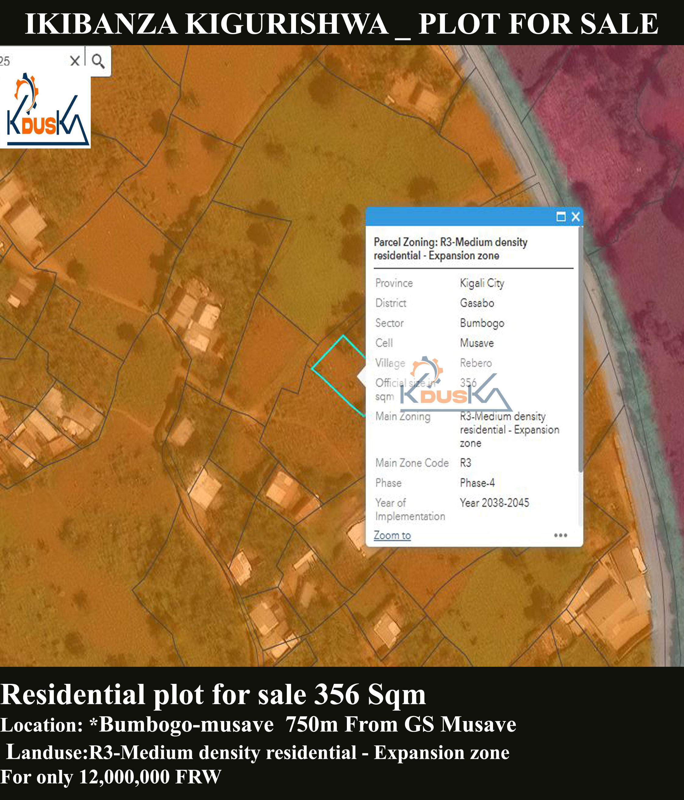 Plot for sale Bumbogo-Musave
